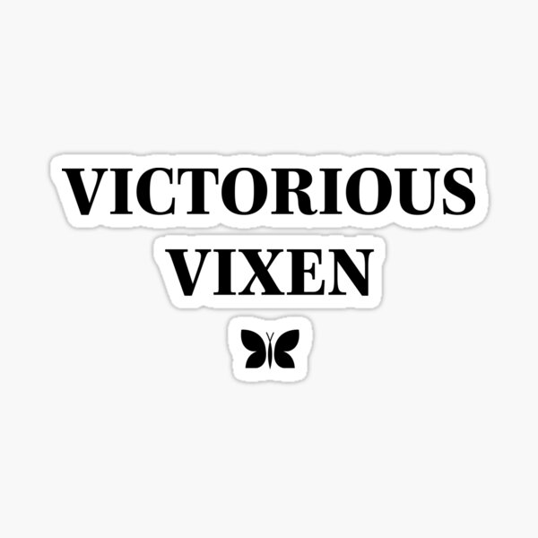 Victorious Vixen Wbutterfly Icon Sticker For Sale By Wildwife Redbubble 8265