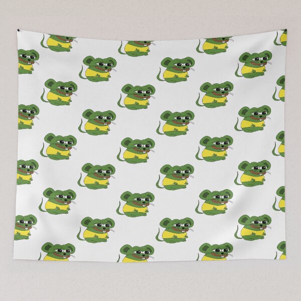 Item preview, green pepe cheese mouse designed and sold by Electrixx.