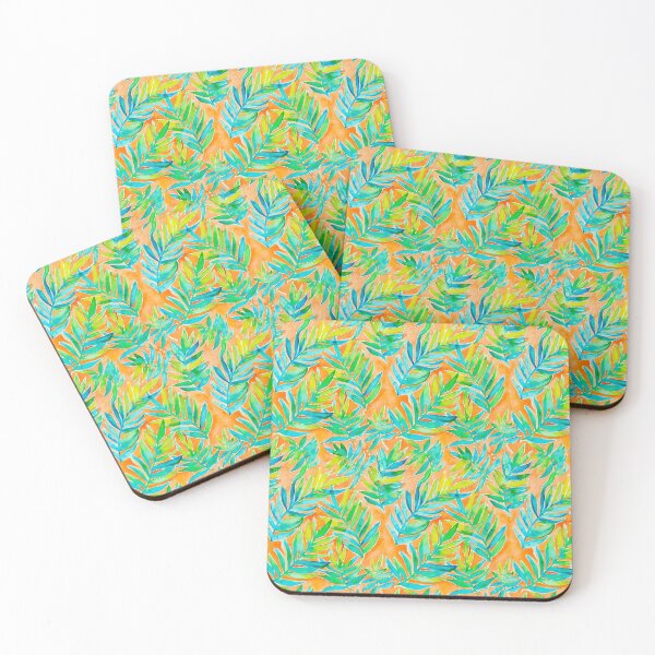 Item preview, Palm fronds - Creamsicle designed and sold by Klearwater.