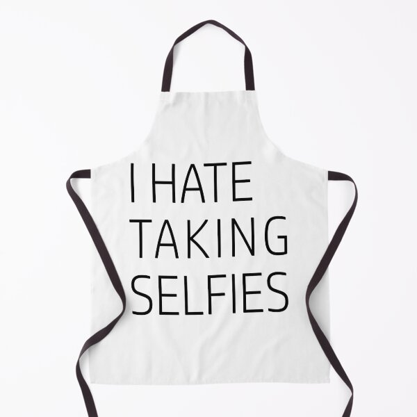 Item preview, FUNNY I HATE TAKING SELFIES WHITE LIE PARTY IDEAS designed and sold by KarmaArc.