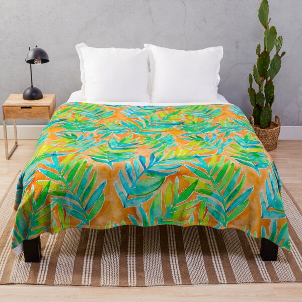 Item preview, Palm fronds - Creamsicle designed and sold by Klearwater.