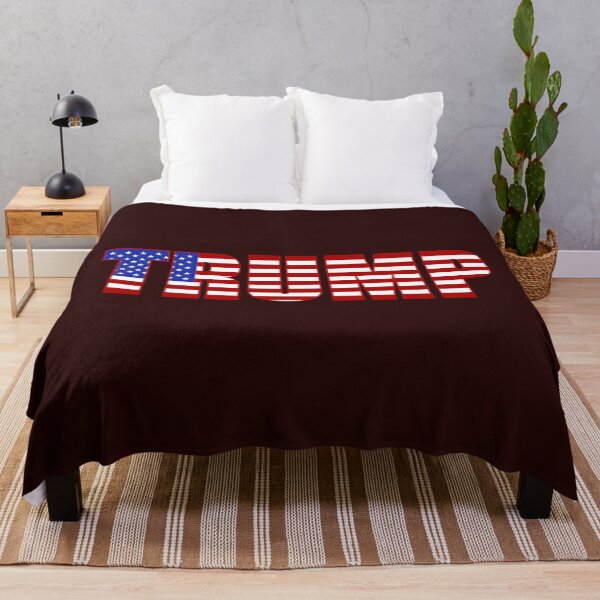 Item preview, Donald Trump American Flag Patriotic Fourth of July USA designed and sold by Draculaura2009.