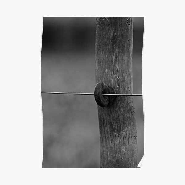 Wire on pole Poster