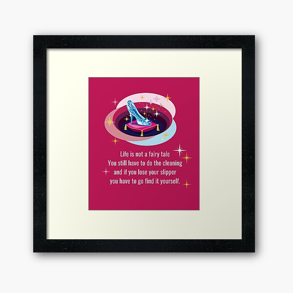 Item preview, Glass Slipper, Busy Mom Reality Check designed and sold by SavvyCleaner.