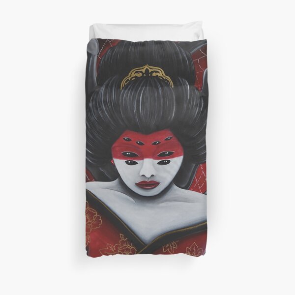 Jorōgumo - The spider woman Duvet Cover