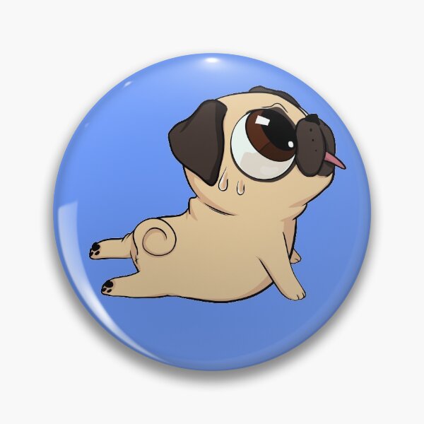 Item preview, Derpy Pug doing Yoga designed and sold by Iara-png.