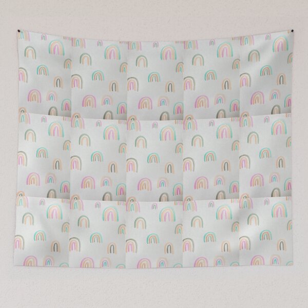 Item preview, Pastel Boho Rainbow  designed and sold by Anoli Mehta.