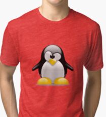 Tux penguin Tri-blend T-Shirt