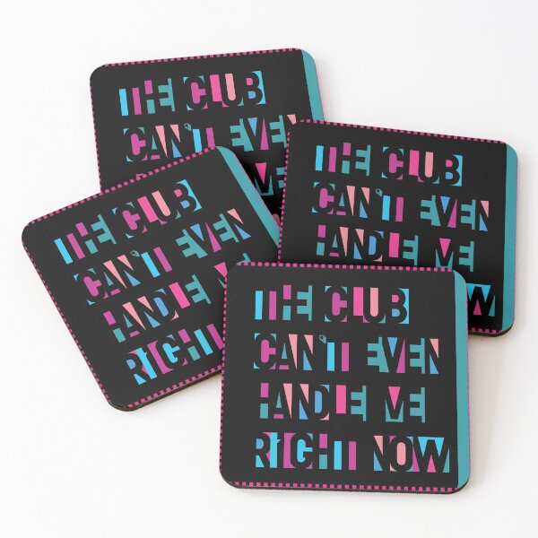 Item preview, Disco Queen-The Club Can't Even-Disco Music Typography designed and sold by Annette Chabidon Studio.