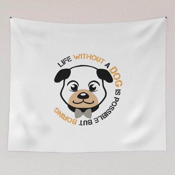 Item preview, Life without a dog is possible but boring,life without a dog is boring designed and sold by Rima-Store-19.