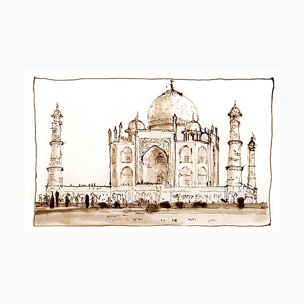 Taj Mahal, India Photographic Print