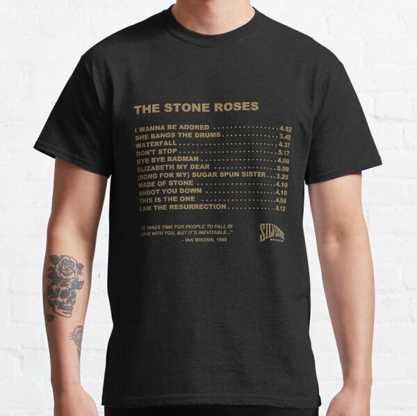 The Stone Roses 30th Anniversary Debut Album Track Listing Classic T-Shirt