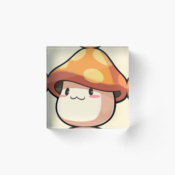 Maplestory Orange Mushroom Acrylic Block By Remo113 Redbubble - maplestory t shirt mushroom transparent roblox