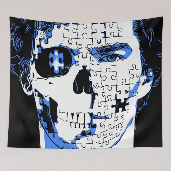 Item preview, Sherlock Puzzle Skull Comic Book Style designed and sold by orionlodubyal.