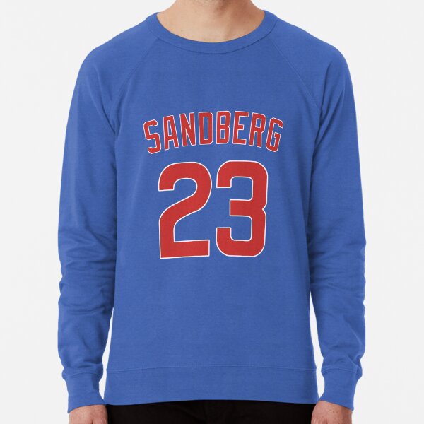 Cubs Ryne Sandberg Ryno T-Shirt from Homage. | Royal Blue | Vintage Apparel from Homage.