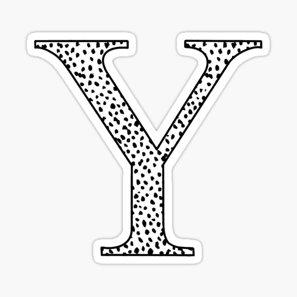 letter y stickers for sale redbubble