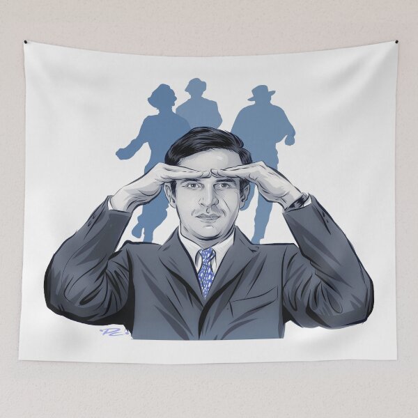 Item preview, Francois Truffaut - An illustration by Paul Cemmick designed and sold by TIGERDAVER.