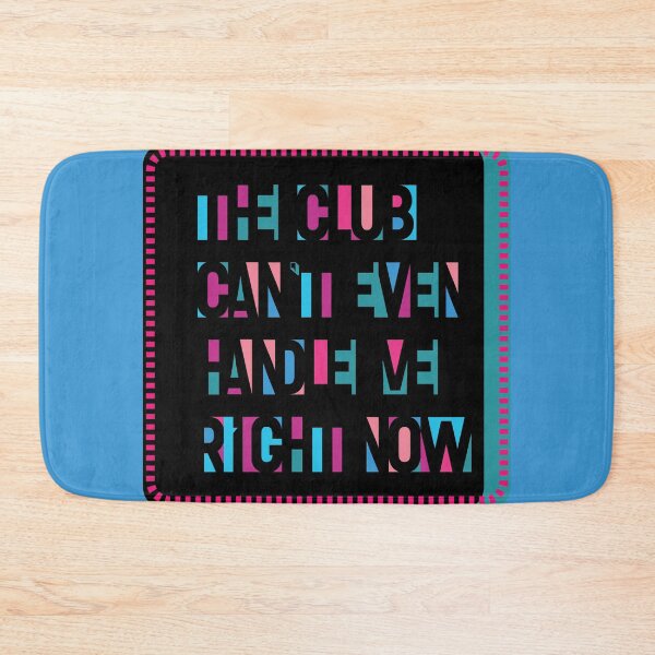 Item preview, Disco Queen-The Club Can't Even-Disco Music Typography designed and sold by Annette Chabidon Studio.