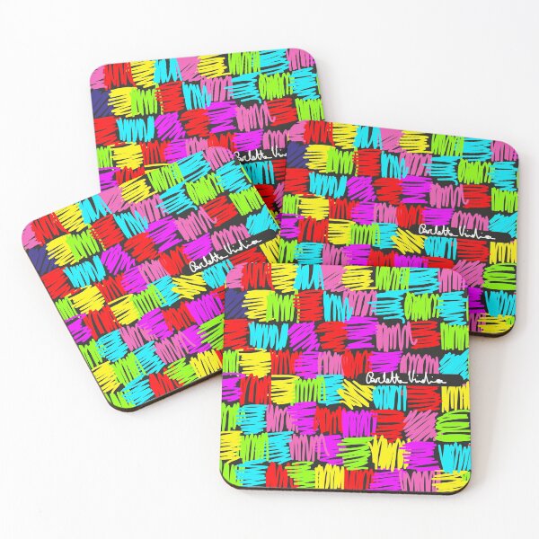 Item preview, colorful neon fluo eightes geometric pattern yellow designed and sold by CarlottaVindice.