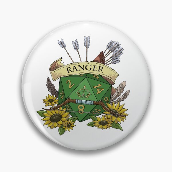 Vista previa del artículo con la obra «Ranger de dados», diseñado y vendido por Danielle Mahaffey.