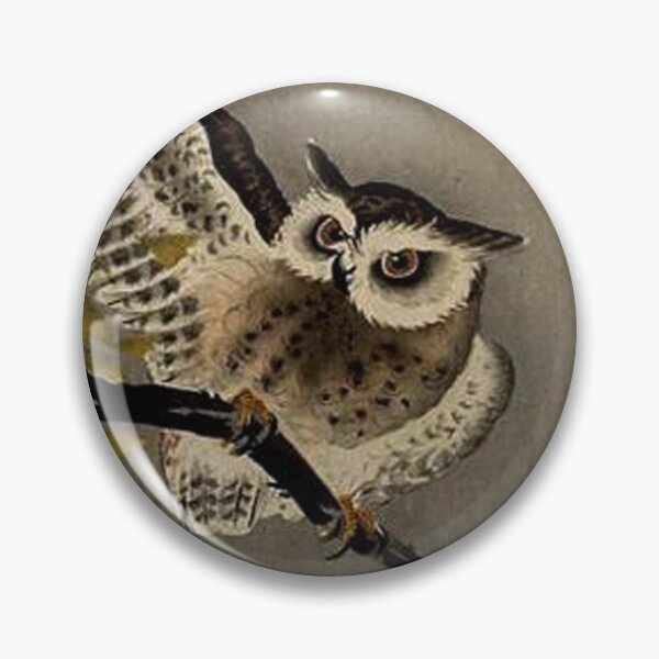 Item preview, Owl on Ginkgo Branch - Ohara Koson - Favourite Artist Collection designed and sold by vmajzlik.