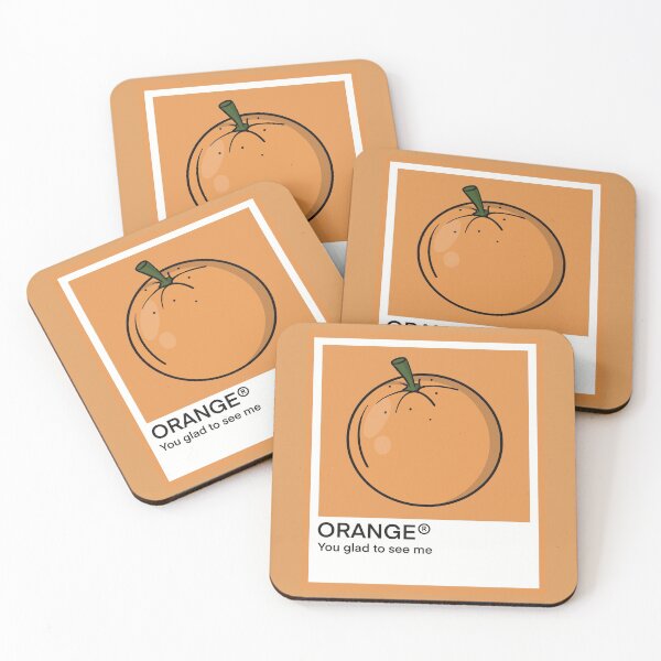 Item preview, Color- Orange orange designed and sold by Fruit-Tee.