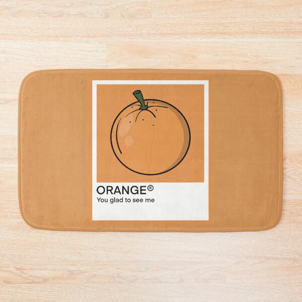 Item preview, Color- Orange orange designed and sold by Fruit-Tee.