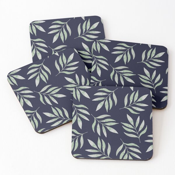 Item preview, Tropical leave background dark color designed and sold by LauMonart.