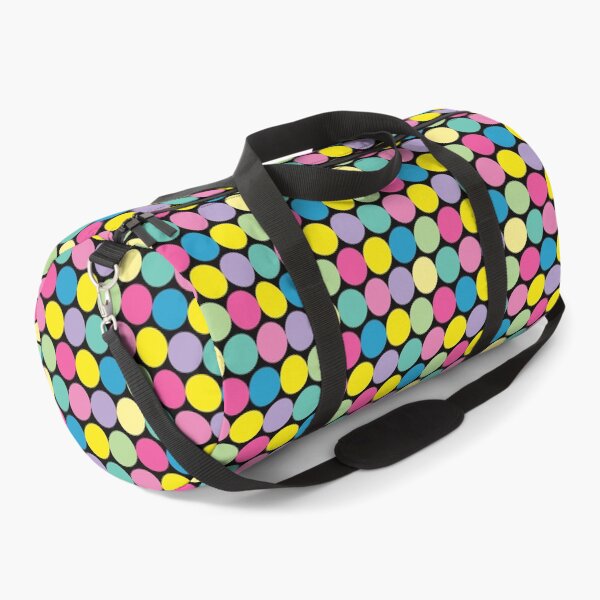 Item preview, Colorful Pastel Circles Pattern on a Black Background designed and sold by Coastal-Designs.