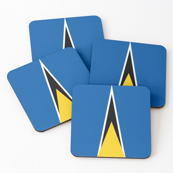 Item preview, ST LUCIA FLAG designed and sold by AVOGATO KITTY KAT  CAT.