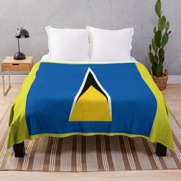 Item preview, ST LUCIA FLAG designed and sold by AVOGATO KITTY KAT  CAT.