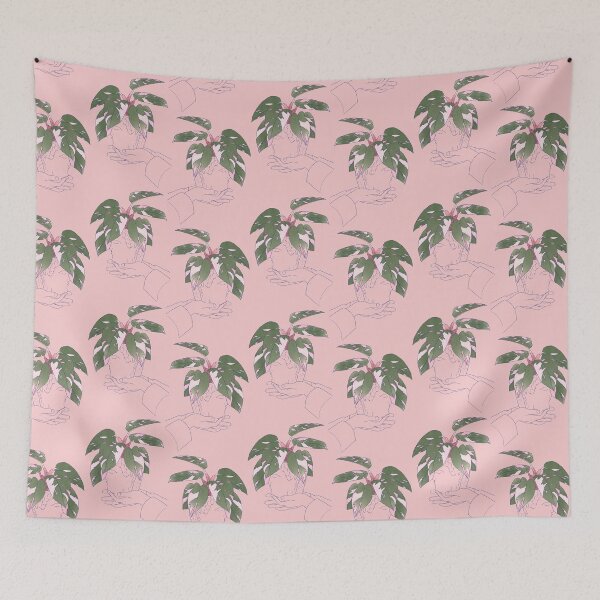 Item preview, Philodendron Pink Princess Rare Tropical Houseplant Art designed and sold by Chee Sim.