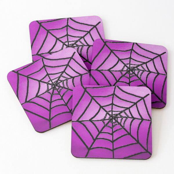 Item preview, Purple Halloween Spiders Web designed and sold by LizzieCardigan2.