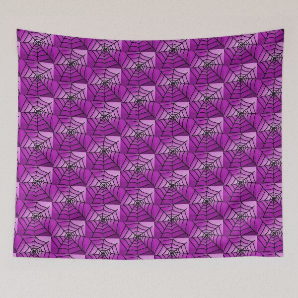 Item preview, Purple Halloween Spiders Web designed and sold by LizzieCardigan2.