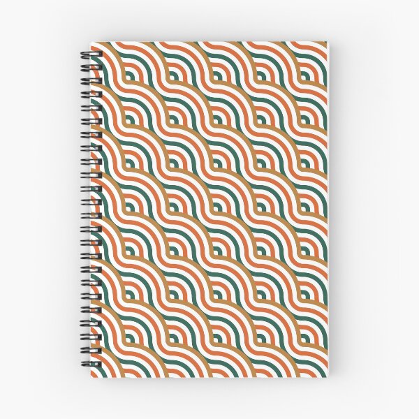 Item preview, Diagonal Waves Pattern – Vintage Vibes designed and sold by RoguePatterns.