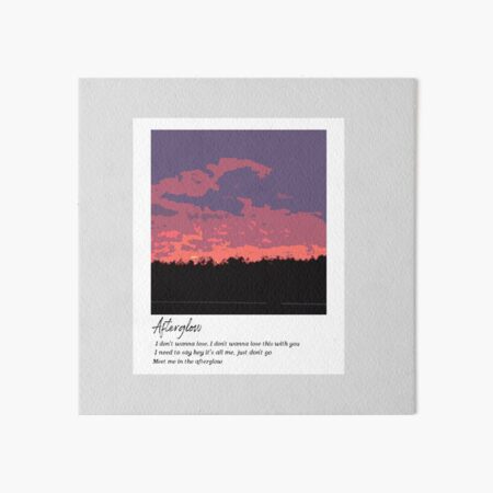 Afterglow - Taylor Swift Art Board Print