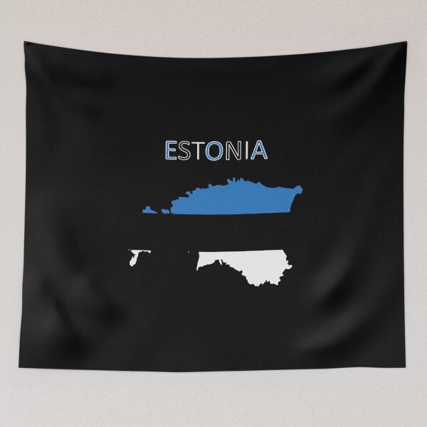 Item preview, Estonia Flag - Art design designed and sold by AndiHK.