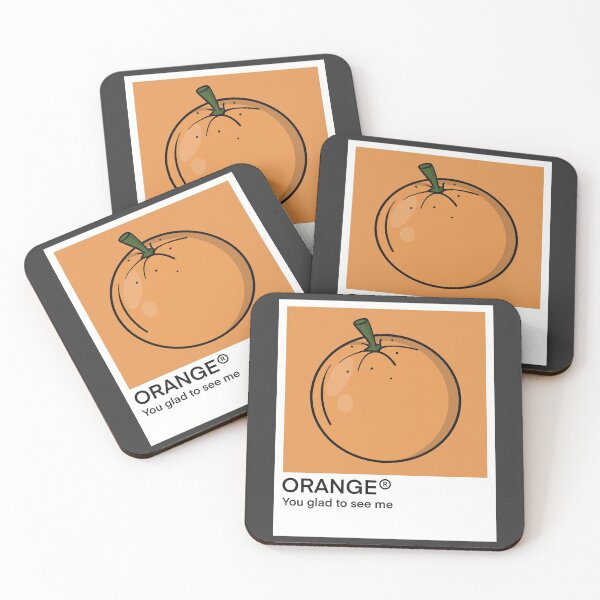 Item preview, Color- Orange orange designed and sold by Fruit-Tee.