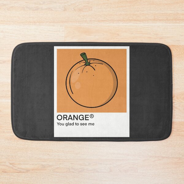 Item preview, Color- Orange orange designed and sold by Fruit-Tee.