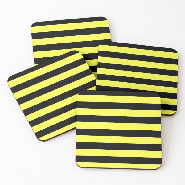 Item preview, Basic Chunky Stripes - Black & Yellow designed and sold by TheFrostedDonut.