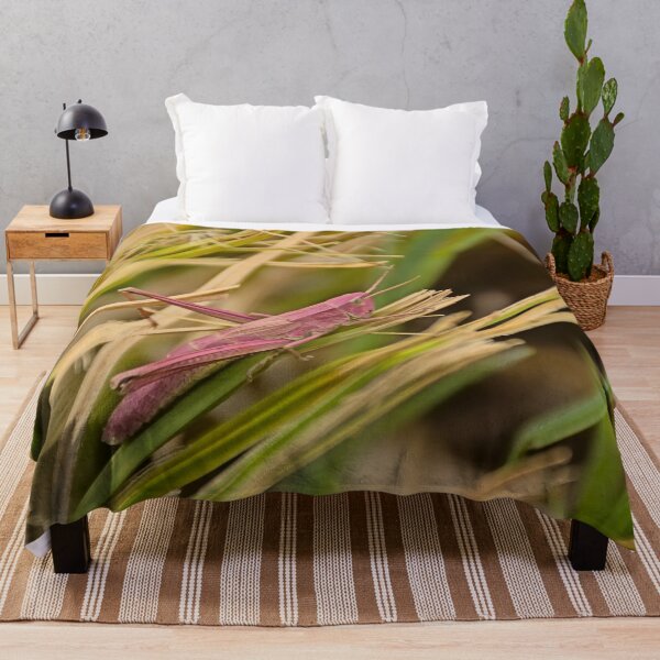 Item preview, Pink grasshopper in the grass designed and sold by xophotography.