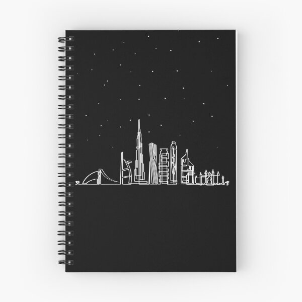 Artikelvorschau, Skyline von Dubai bei Nacht entworfen und verkauft von PauRicart.