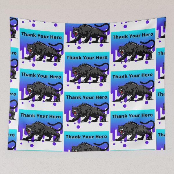 Item preview, Thank Your Hero -Black Panther designed and sold by kindryb.