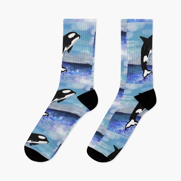 Item preview, Water Color Jumping Orca designed and sold by KatharineArt.