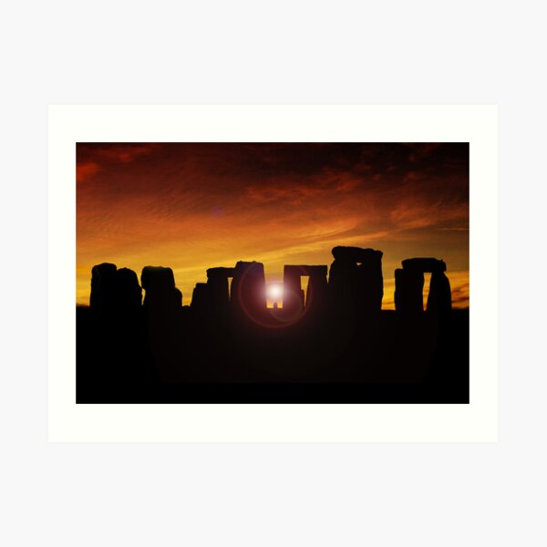 Winter Solstice at Stonehenge Art Print