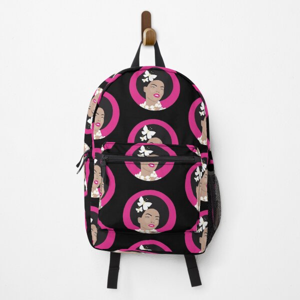 Item preview, Butterflies In Her Afro - Pink Circle designed and sold by VicEllisArt.