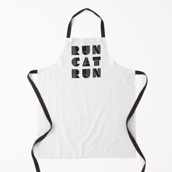 Item preview, RunCatRun in black constructivist font designed and sold by runcatrun.