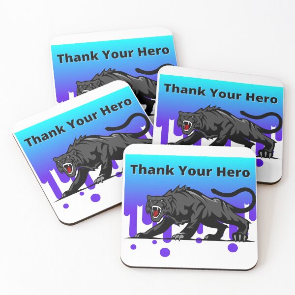 Item preview, Thank Your Hero -Black Panther designed and sold by kindryb.