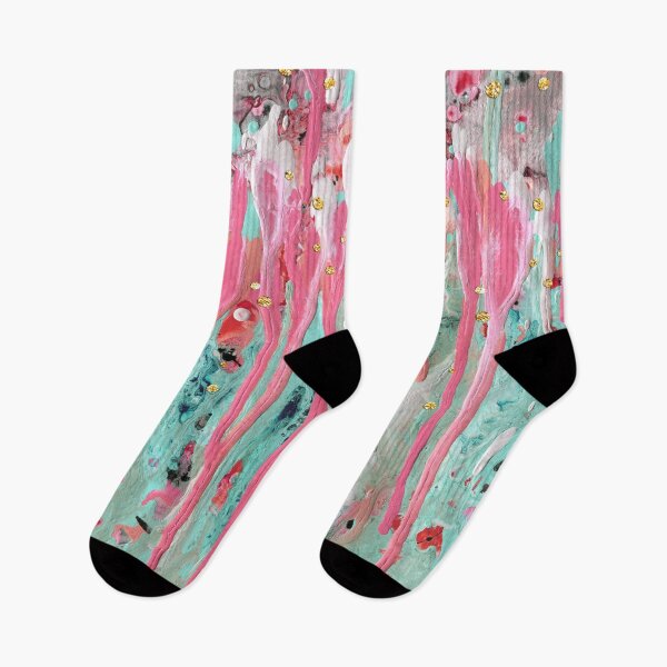 Item preview, Pink Paint Drip Abstract  designed and sold by OliviaAndAva.