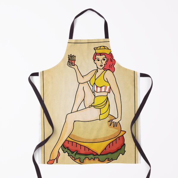 Item preview, Fast Food Pinup Woman designed and sold by Arkrite.